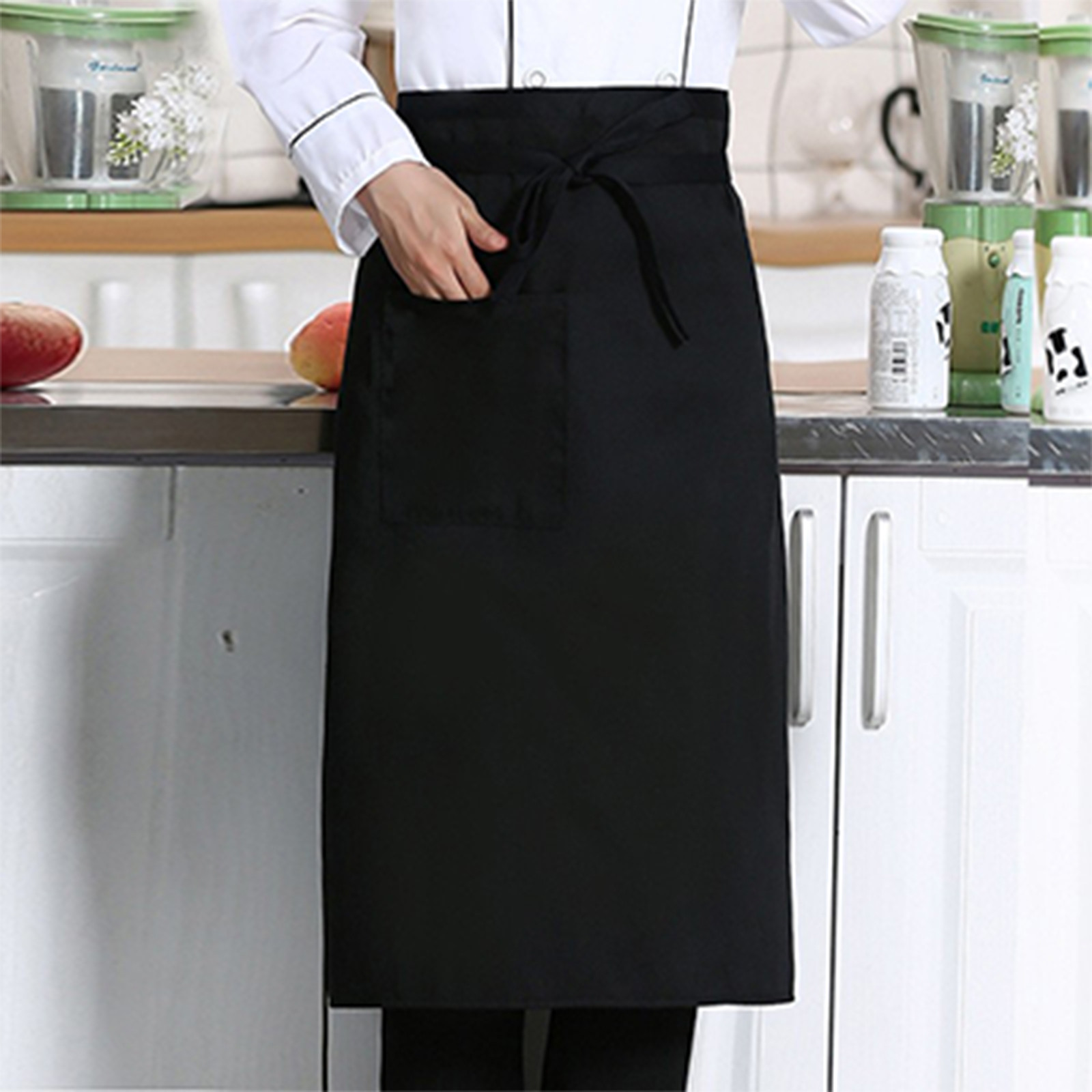 Home Cooking Restaurant - Küchenschürze, halblang, Unisex, für Restaurant, Esszimmer,