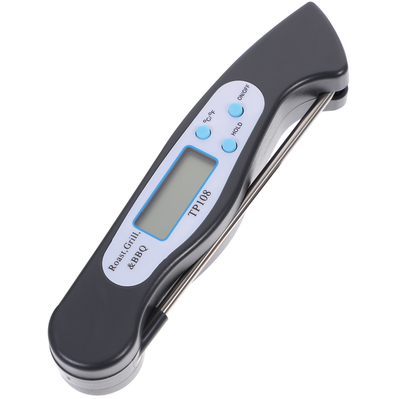Home Cooking Fast Foods - Digitales Lebensmittelthermometer mit Messsonde, Fleischthermometer für