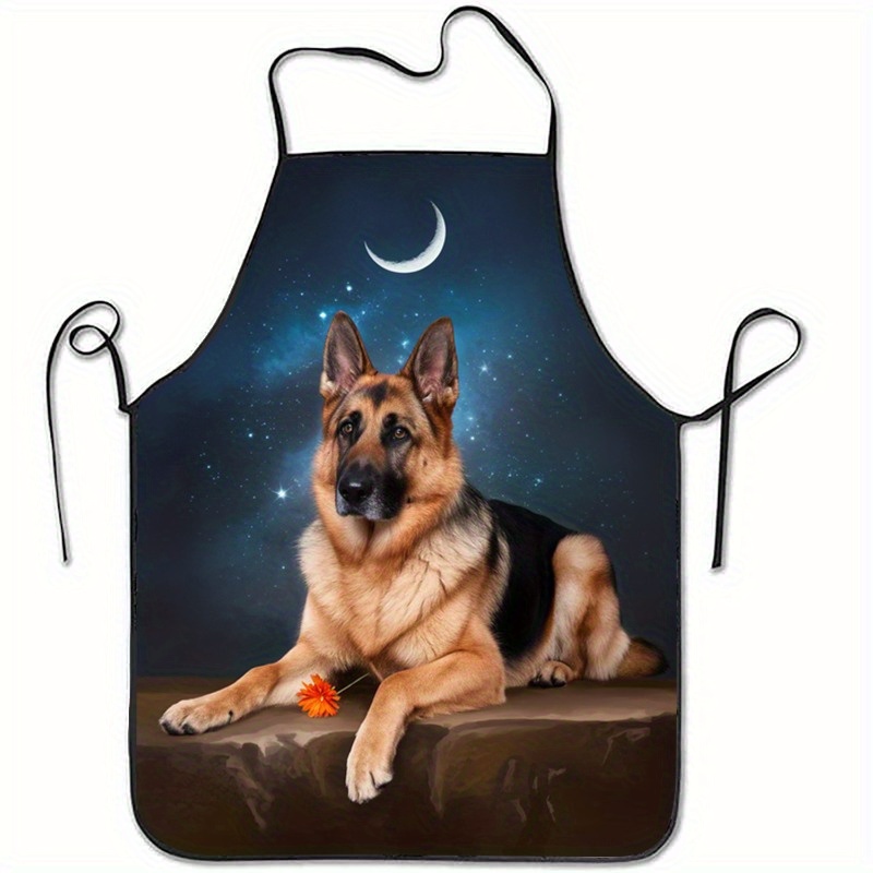Home Cooking For Dogs - 1 Stück Schürze mit Motiv Deutscher