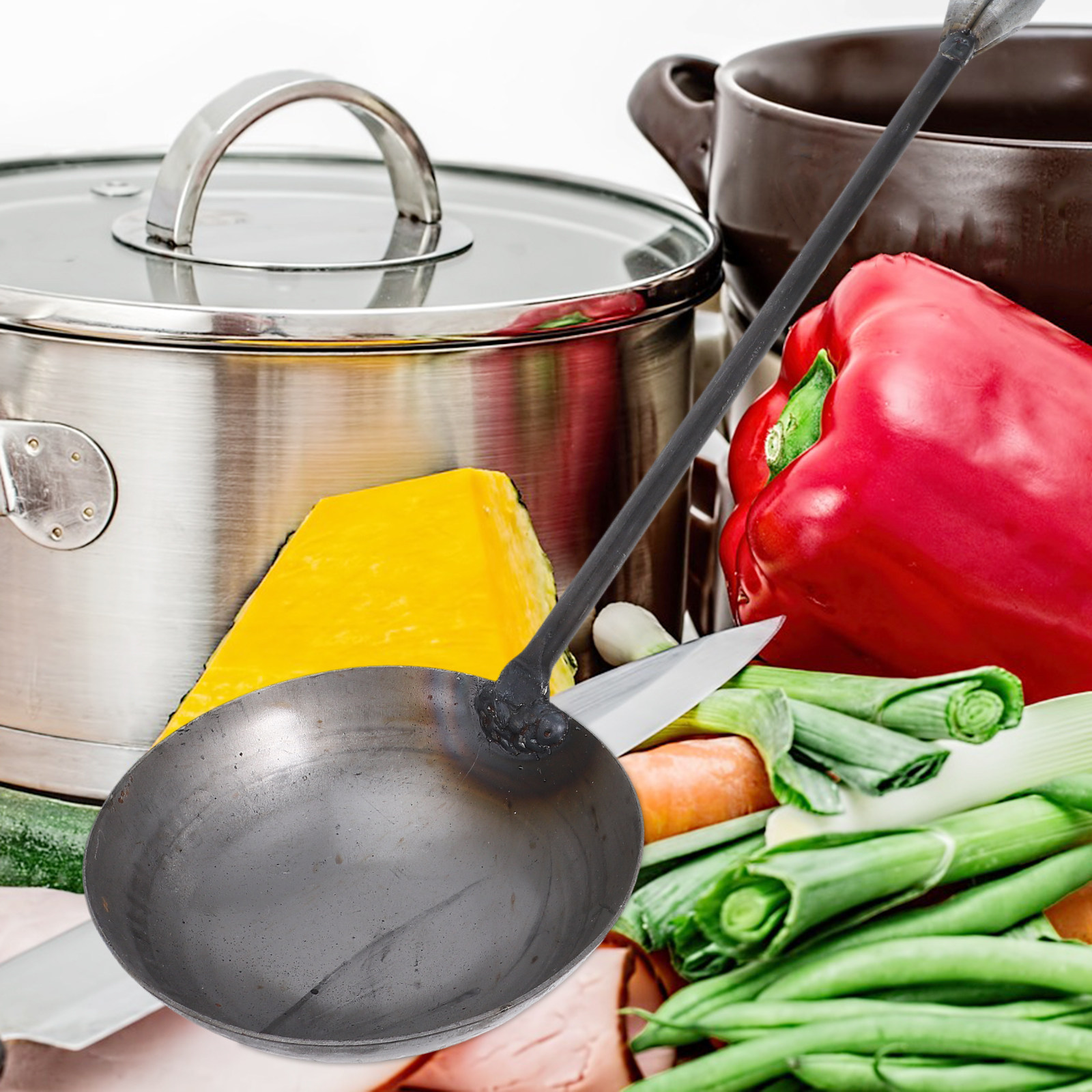 Eisen-Wok-Pfanne mit langem Gr – Home Cooking Restaurant Bewertung und Preis
