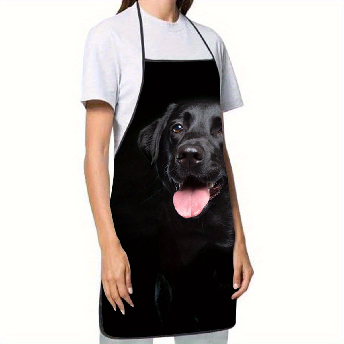1 schwarze Schürze mit Labrado – Home Cooking For Dogs Bewertung und Preis