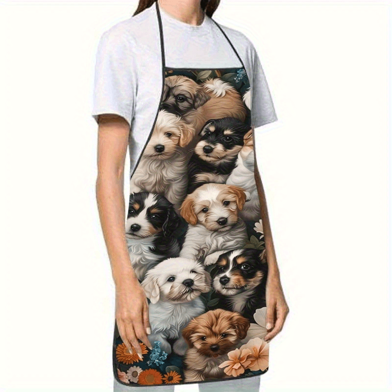 Hunde-Blumen-Themen-Schürze Un – Home Cooking For Dogs Bewertung und Preis