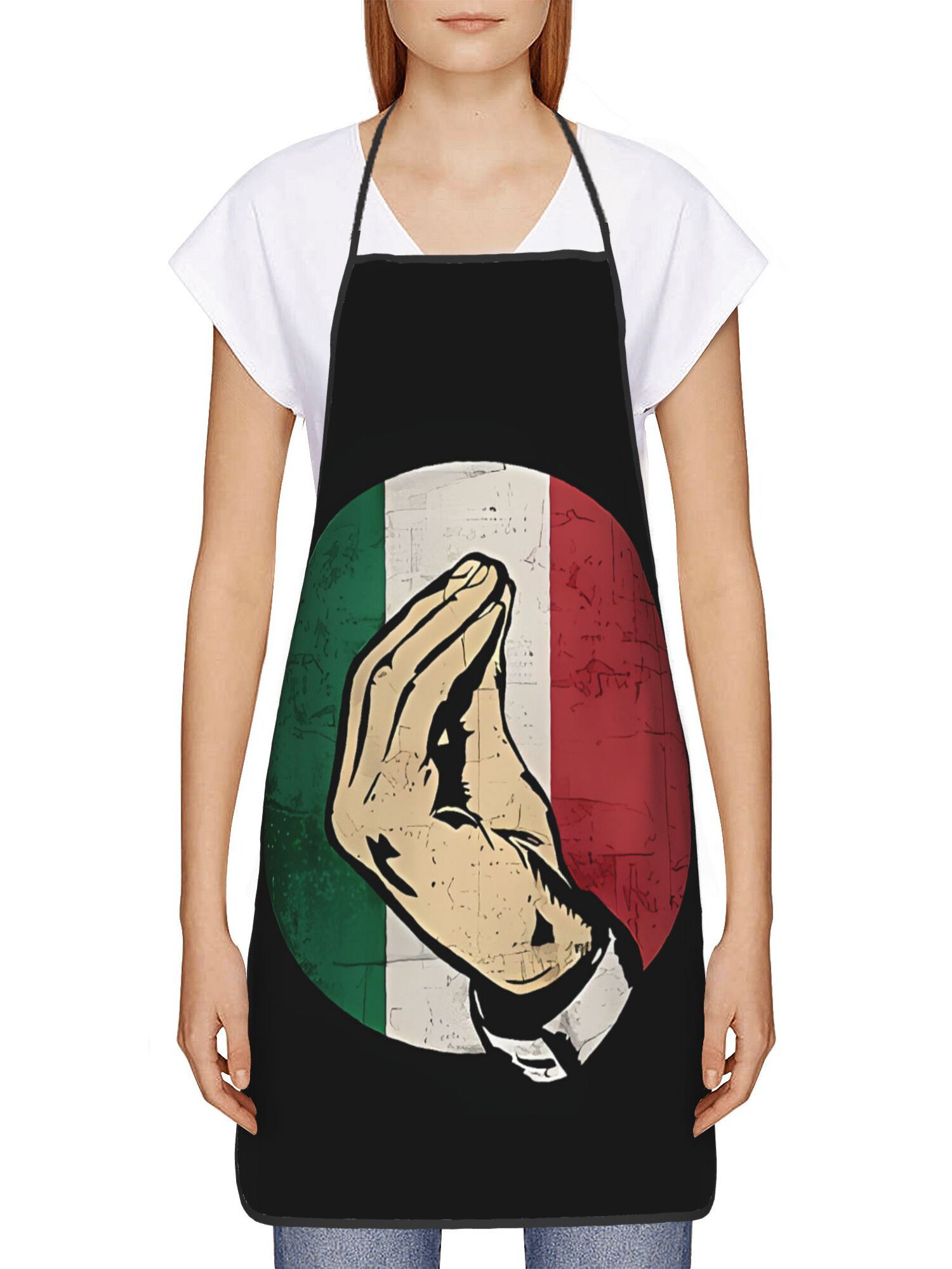 【Italienische Küche-Schürze】Sc – Home Cooking In Italian Bewertung und Preis
