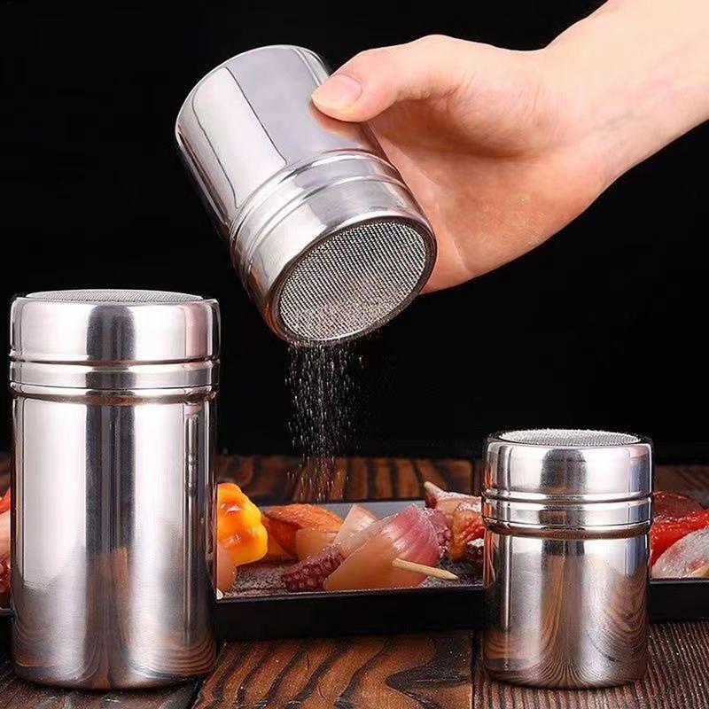 Edelstahl-Pulversprinklerflasc – Home Cooking Help Bewertung und Preis