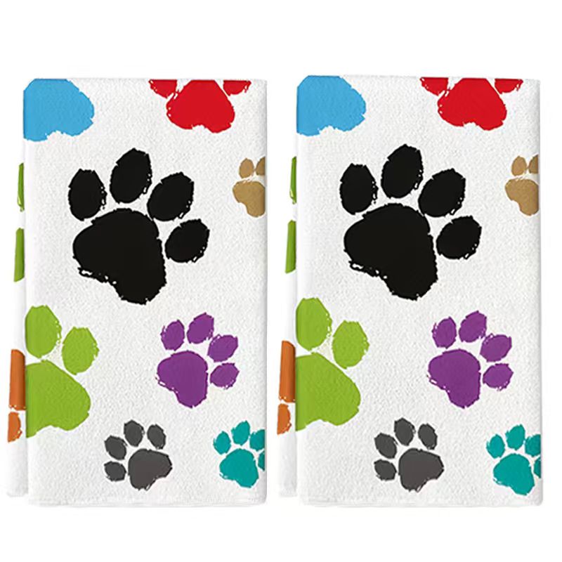 2 Stück, bunte Küchentücher mi – Home Cooking For Dogs Bewertung und Preis