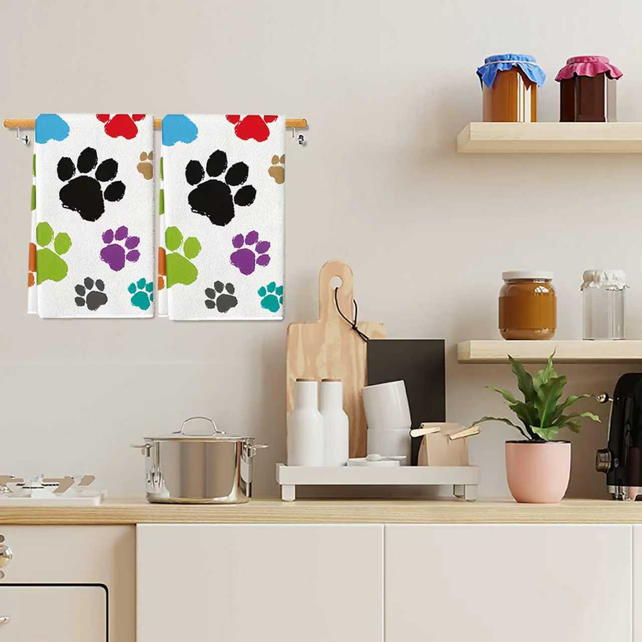 2 Stück, bunte Küchentücher mi – Home Cooking For Dogs Bewertung und Preis