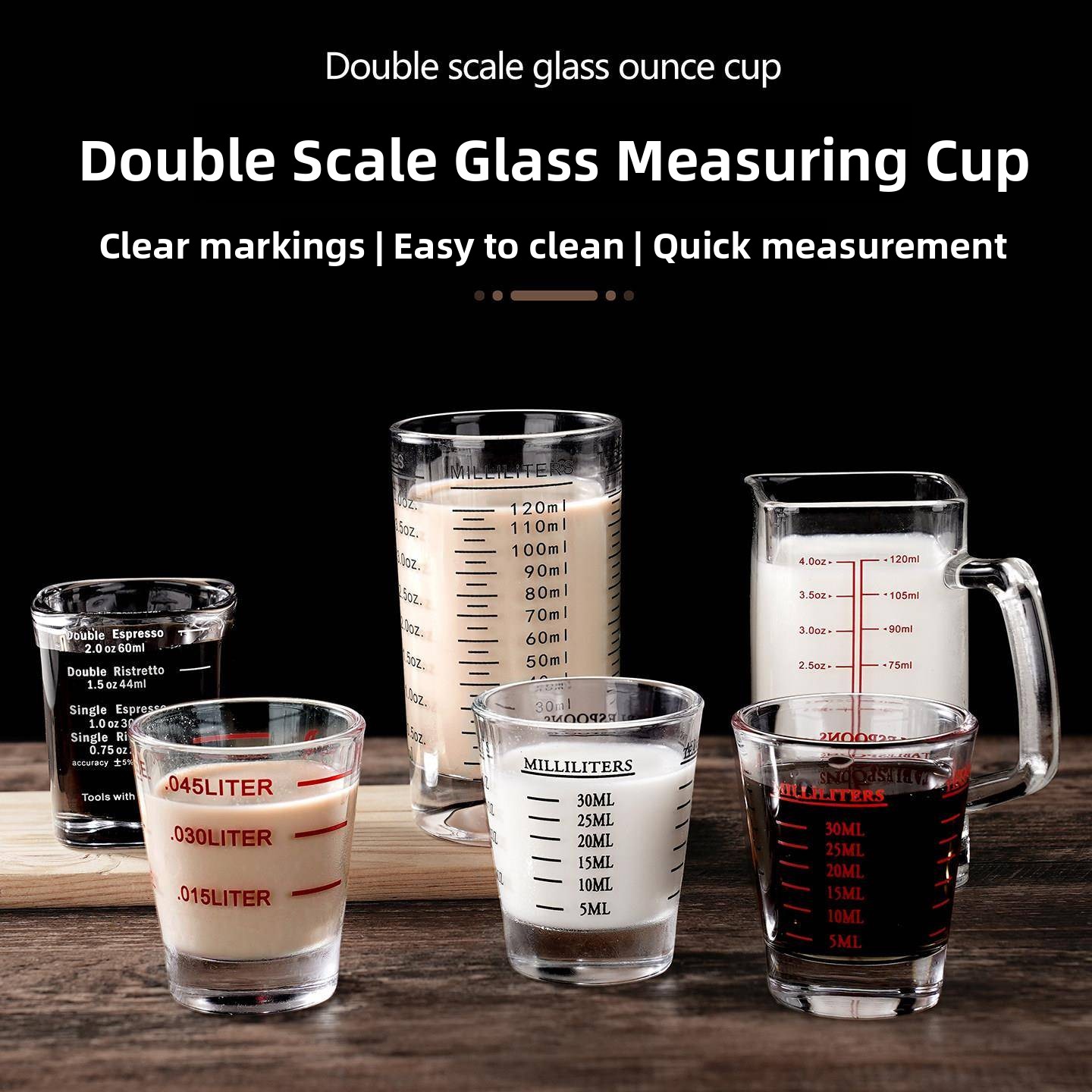 30ml Glas-Messbecher mit Skala – Home Cooking In Italian Bewertung und Preis